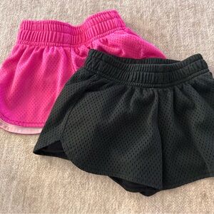 Girls Athletic Shorts Bundle Size 4–5 | bcg | Mesh Sports Shorts